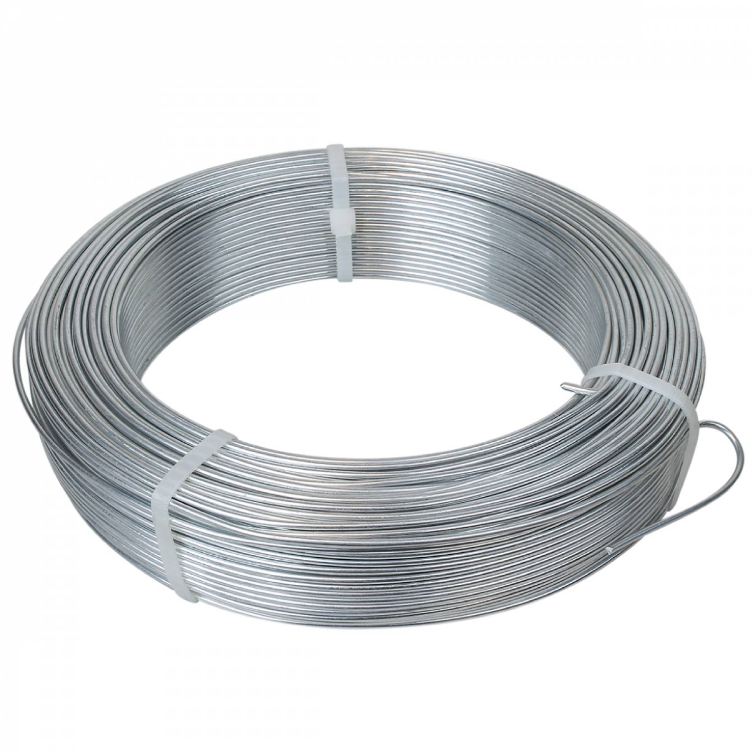 Linxor - Fil de tension en acier galvanisé pour grillage ou autre - 50 m x 2.7mm Ø - Gris - Linxor - Imagen 1