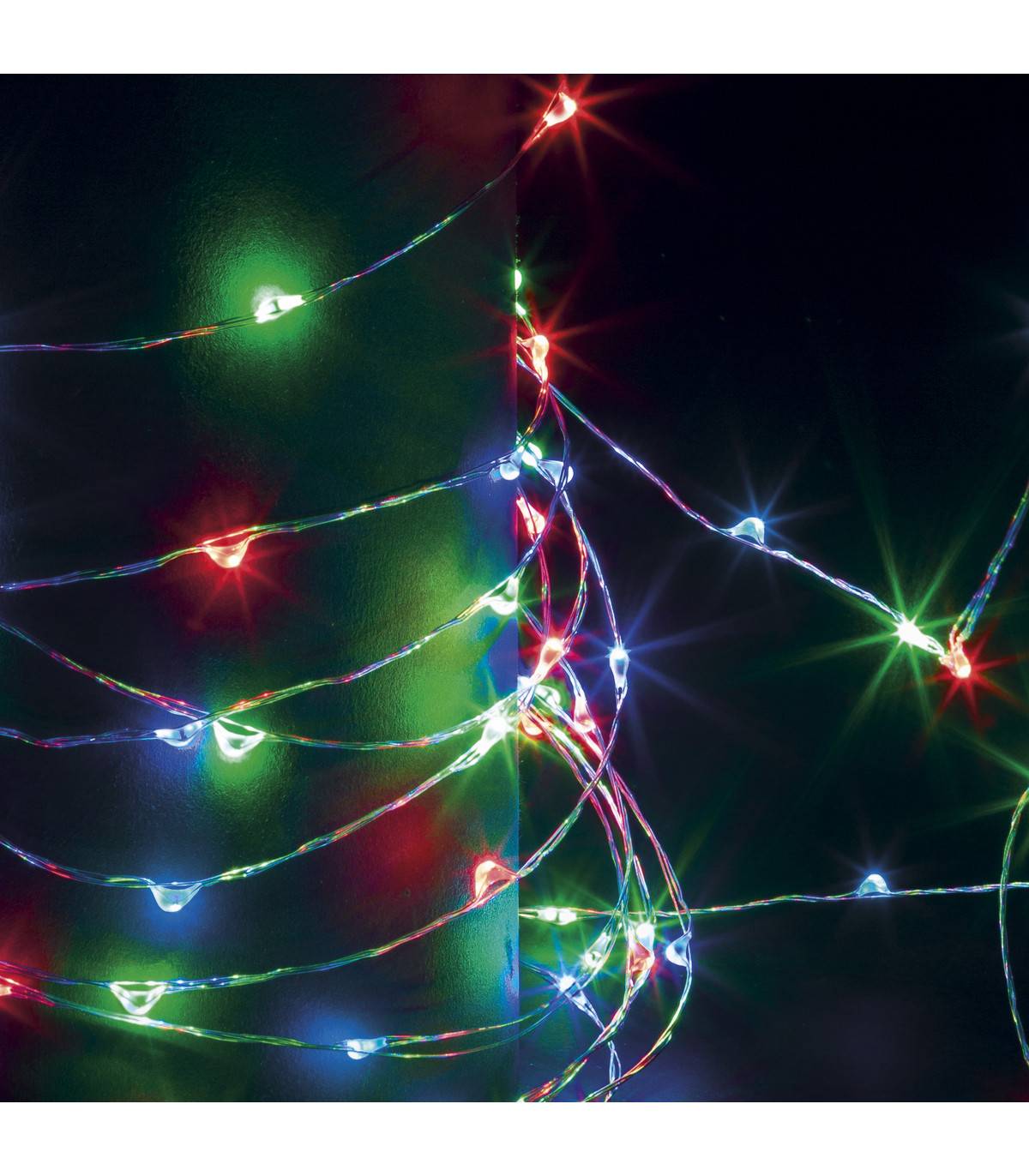 Feeric Christmas - Guirlande lumineuse extérieur solaire 20m multicolore 200 LED 8 jeux - Feeric Lights & Christmas - Imagen 2