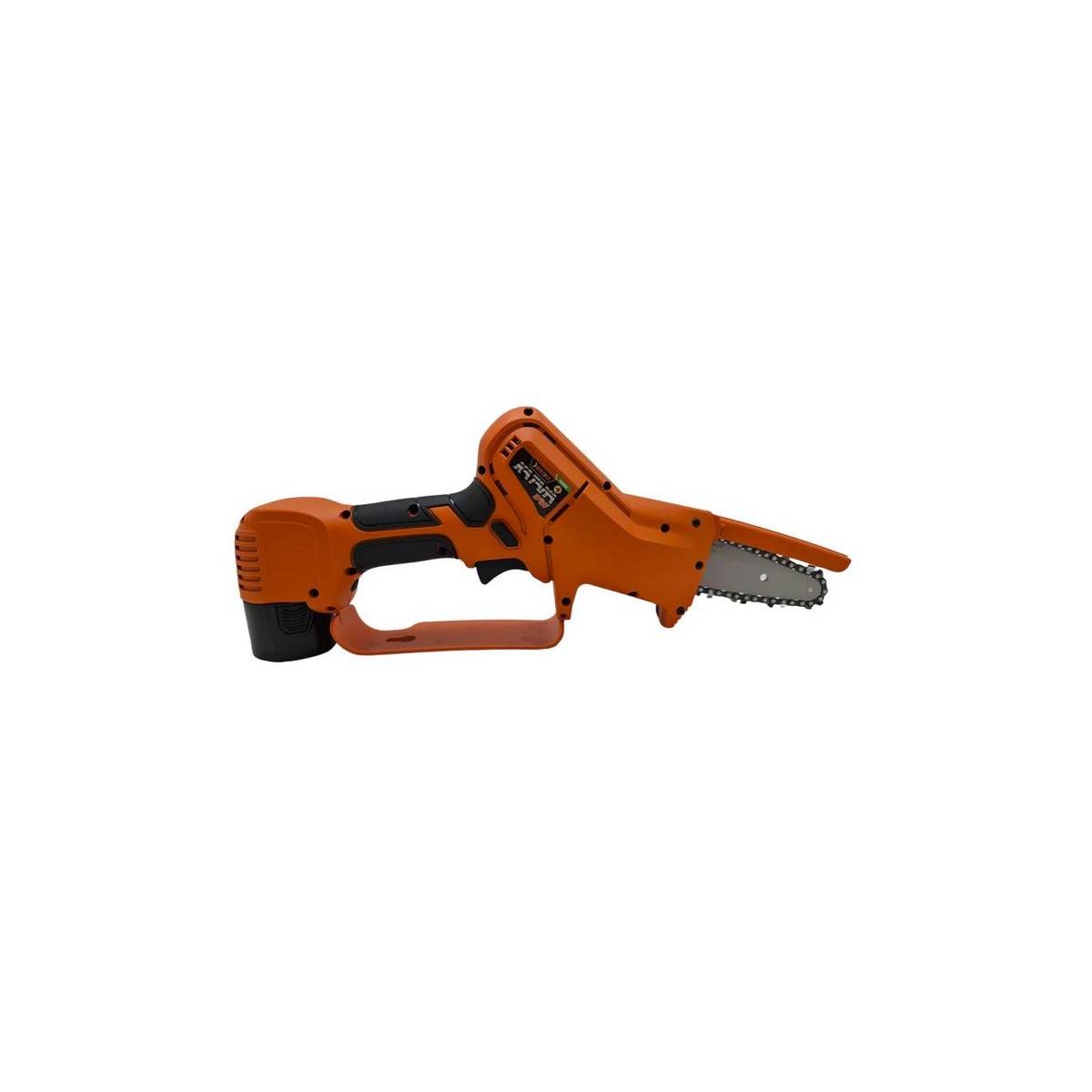 Mini tronçonneuse Scie sans fil 10,8V + 2 batteries 2,5 Ah + Chargeur double Mallette Scie électrique manuelle 300W Katana Brixo - Imagen 6