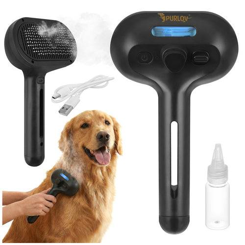 Brosse vapeur Purlov pour animaux de compagnie - Image 1