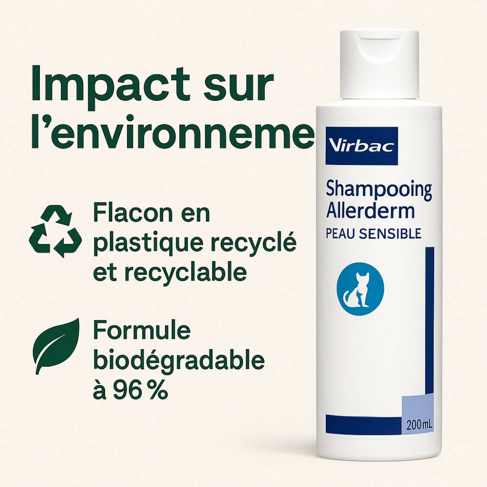 Shampooing Allerderm peau sensible - Virbac Peau sensible - Image 3
