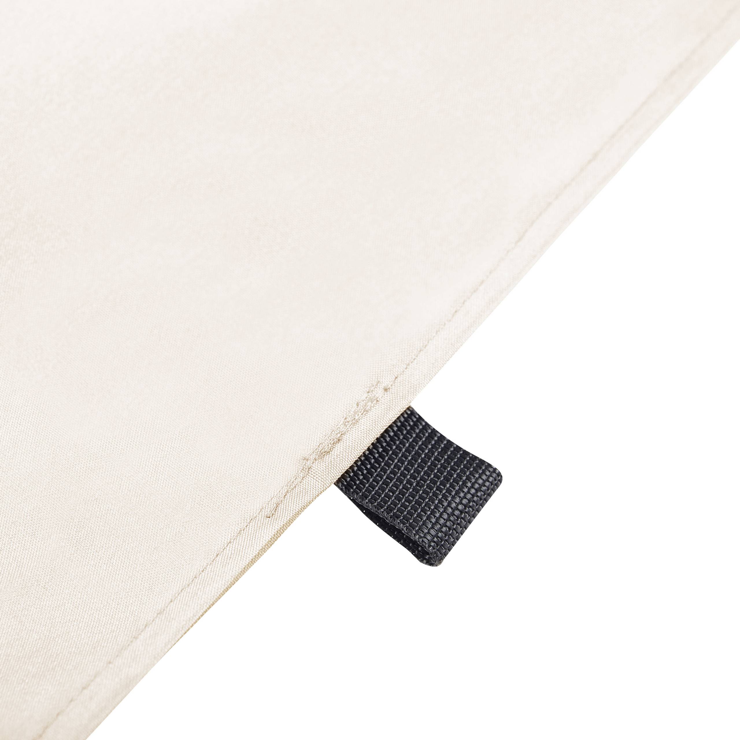 Beliani - Voile d'ombrage Tissu Blanc cassé LUKKA - Beliani - Imagen 5