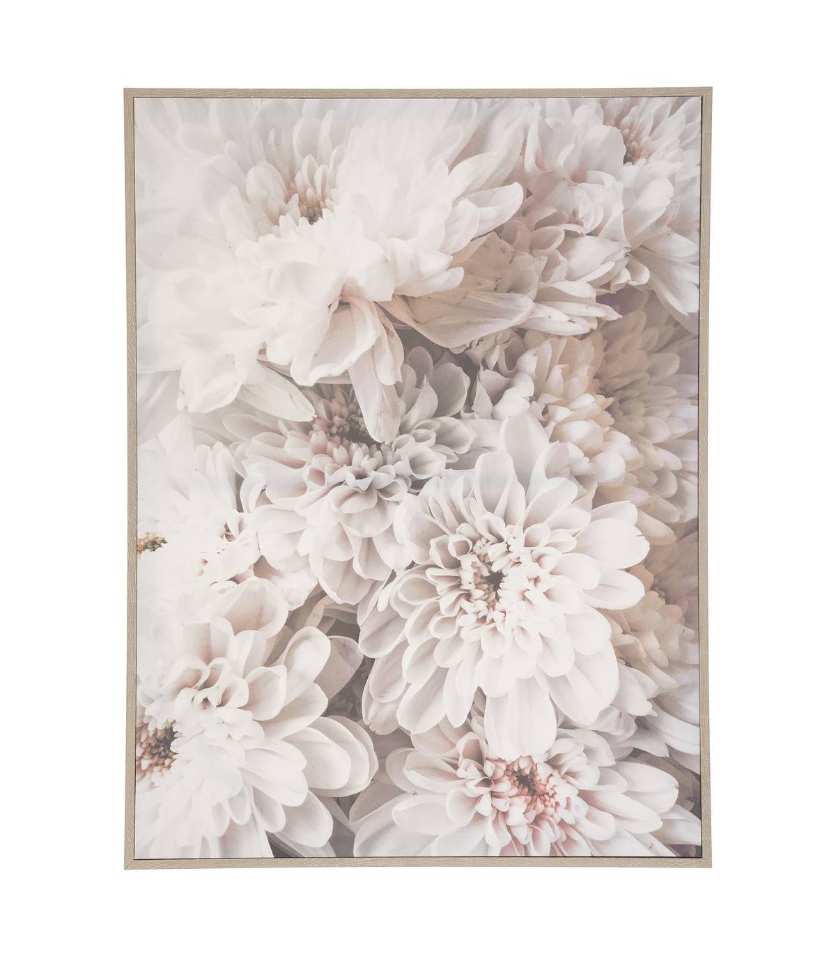Tableau Toile murale imprimée et encadrée déco Fleur 58 x 78 cm - Image 1