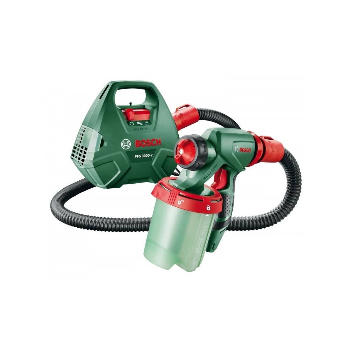 Bosch - Pistolet à peinture 650W Bosch PFS 3000-2 Flacon de 1000 ml. Système SDS. 2 Buses d'application. Sangle de transport - Imagen 1