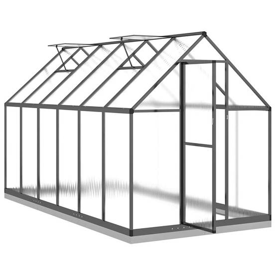 PANGIVO - Serre aluminium et polycarbonate anthracite 334 x 169 x 202 cm - PANGIVO - Image 6