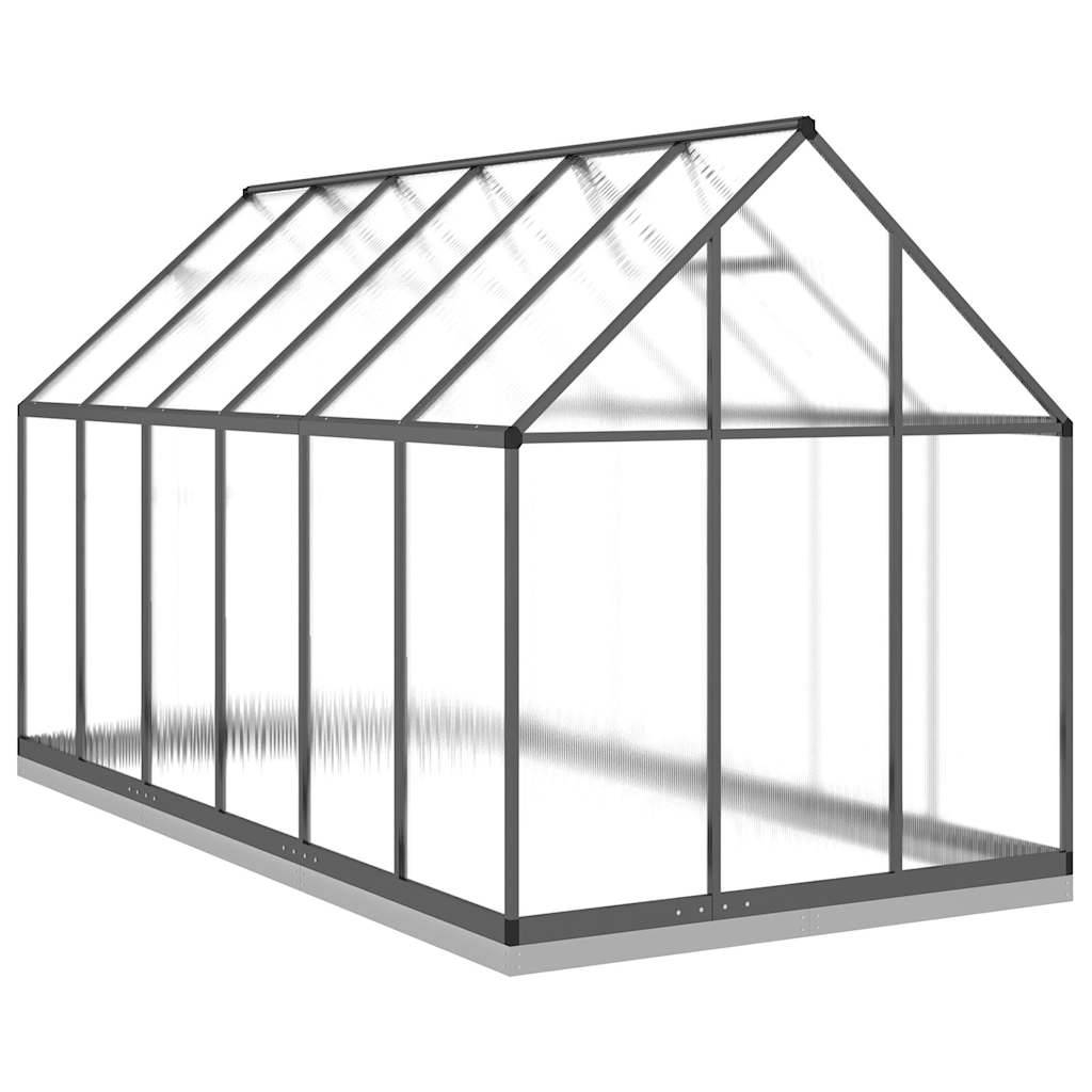 PANGIVO - Serre aluminium et polycarbonate anthracite 334 x 169 x 202 cm - PANGIVO - Image 5
