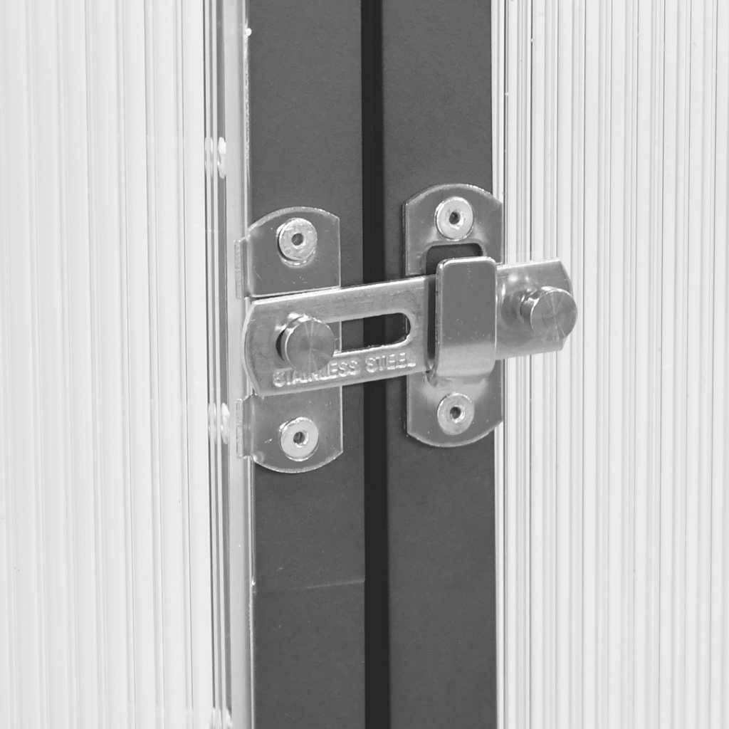 PANGIVO - Serre aluminium et polycarbonate anthracite 334 x 169 x 202 cm - PANGIVO - Image 7