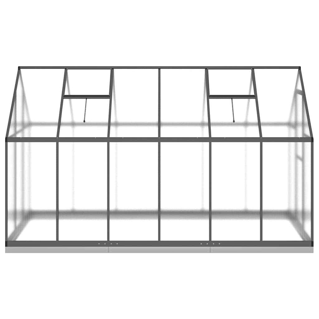 PANGIVO - Serre aluminium et polycarbonate anthracite 334 x 169 x 202 cm - PANGIVO - Image 4