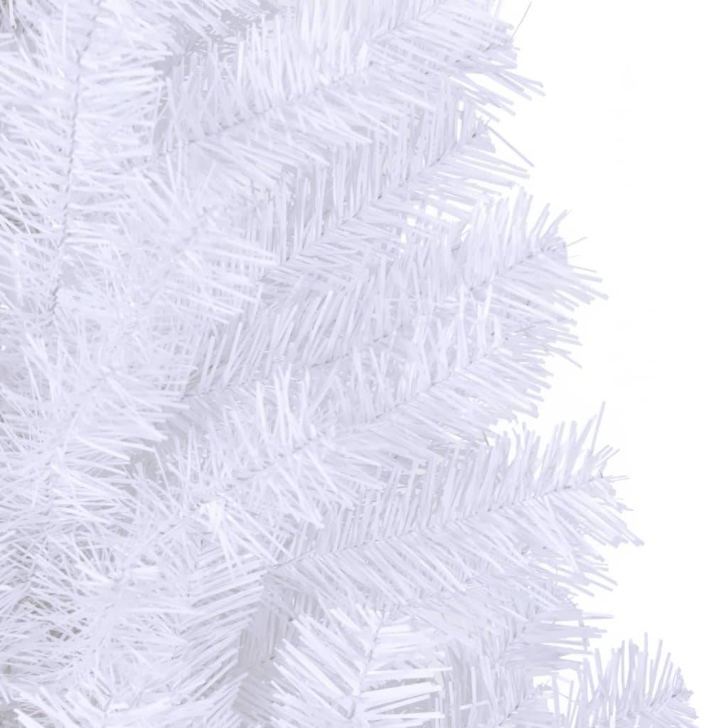 ComfortXL - Sapin de Noël artificiel enneigé en PVC Décoration d'intérieur fête Blanc 210 cm – ComfortXL Outdoor Living - Image 4