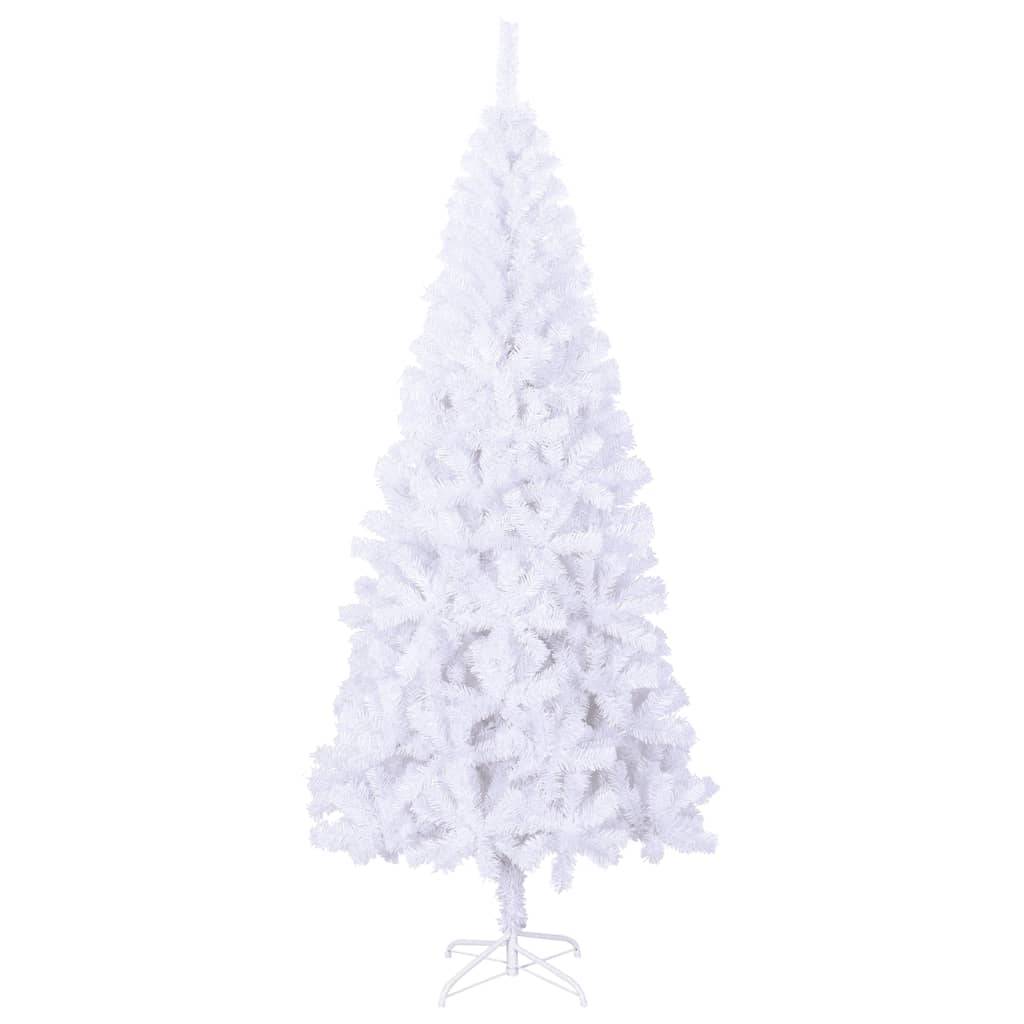 ComfortXL - Sapin de Noël artificiel enneigé en PVC Décoration d'intérieur fête Blanc 210 cm – ComfortXL Outdoor Living - Image 2