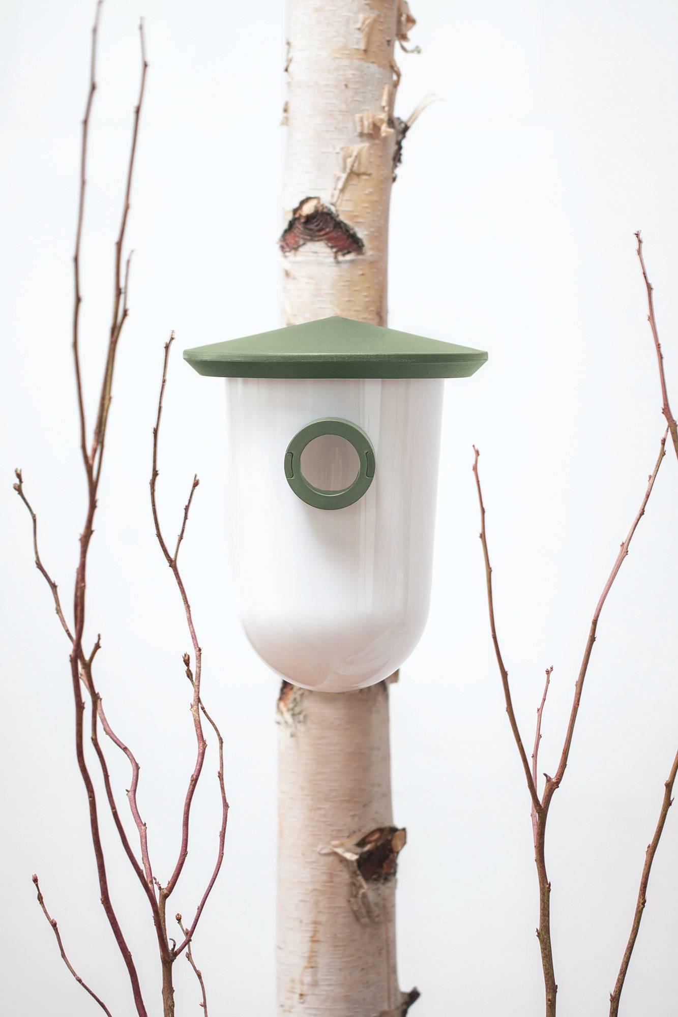 Nichoir pour oiseaux - BREEDR 20x19x24,5cm vert - SF - Imagen 1