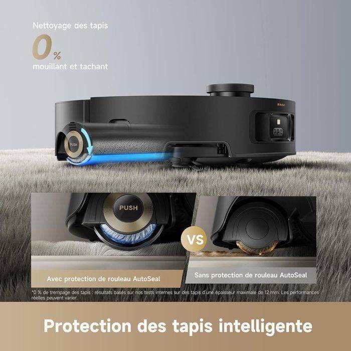 Robot aspirateur et laveur Aqua 10 Ultra Roller Complete, aspiration 30 000 Pa, nettoyage automatique à 100 °C, DREAME - Dreame - Image 6