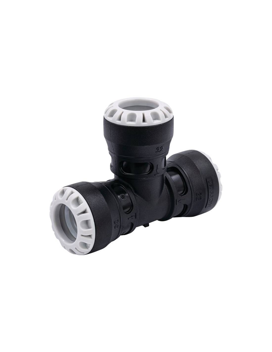 plasson - Té Compression Plasson D25 Raccord De Dérivation égal à Compression Pour Tuyaux D25 - Plasson