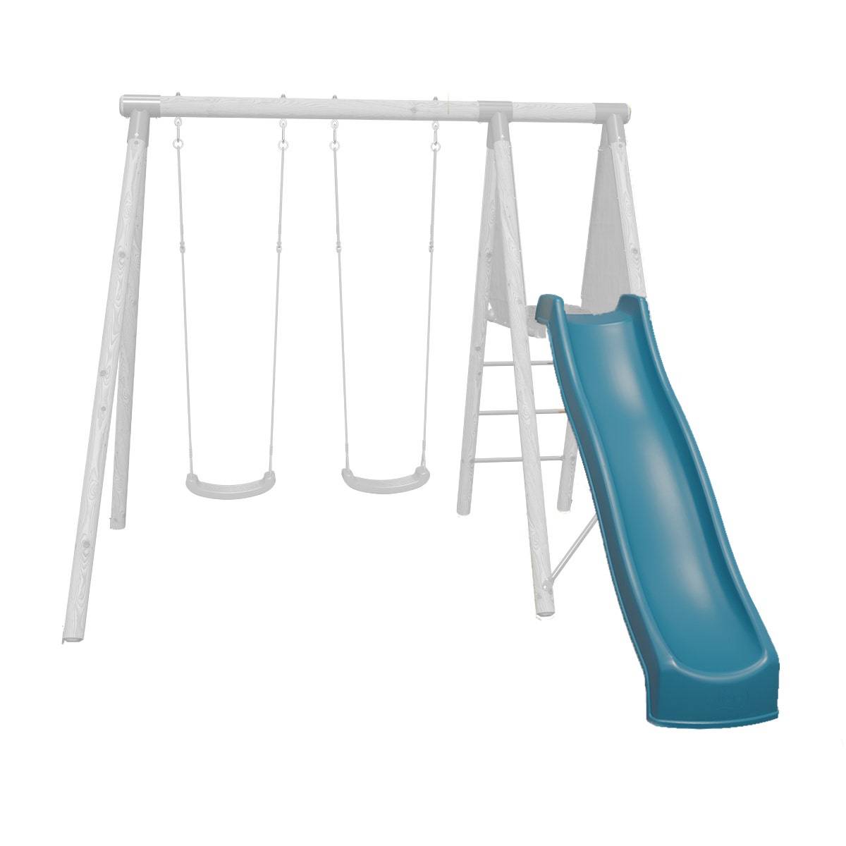 Trigano Jardin - Glissière toboggan bleue 222cm - Image 3
