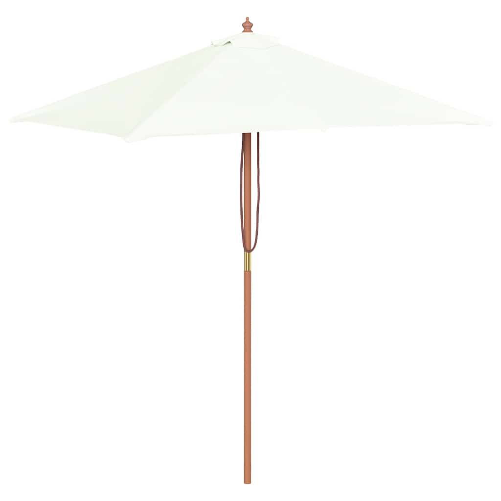 PANGIVO - Parasol extérieur avec mât en bambou, sable, 150 x 200 x 235 cm - PANGIVO - Image 2
