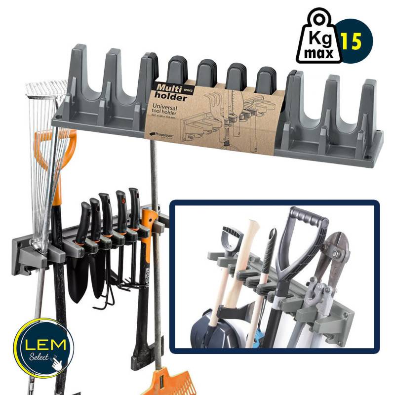 Lem Select - Support organisateur mural multifonction 9 outils 15kg max - Longueur 60cm - Imagen 2