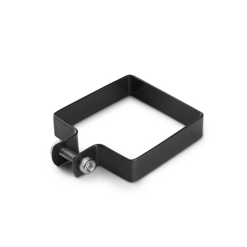 Collier de fixation carré 60 x 60 mm pour portillon grillagé Noir - Easy Clôture