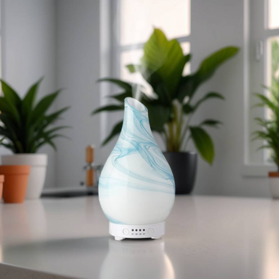 Zen'Arôme Diffuseur Huile Essentielle YangTsé – Diffuseur de Senteur -Verre Peint à la main – Timer, Arrêt Automatique, Silencieux - Image 6
