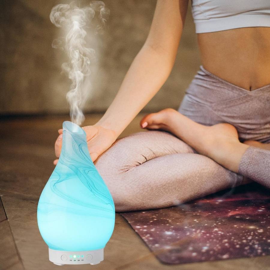 Zen'Arôme Diffuseur Huile Essentielle YangTsé – Diffuseur de Senteur -Verre Peint à la main – Timer, Arrêt Automatique, Silencieux - Image 7