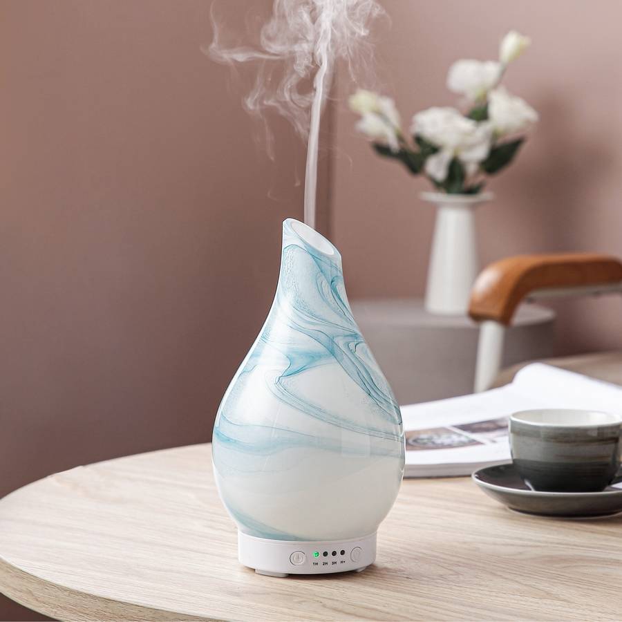 Zen'Arôme Diffuseur Huile Essentielle YangTsé – Diffuseur de Senteur -Verre Peint à la main – Timer, Arrêt Automatique, Silencieux - Image 2