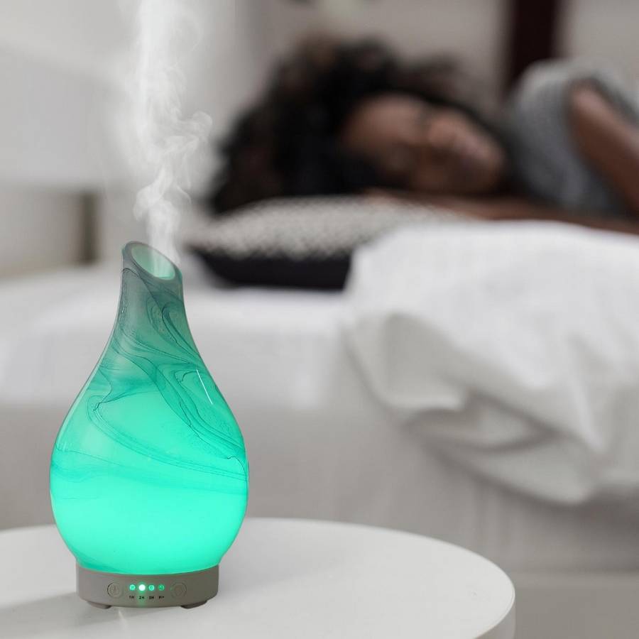 Zen'Arôme Diffuseur Huile Essentielle YangTsé – Diffuseur de Senteur -Verre Peint à la main – Timer, Arrêt Automatique, Silencieux - Image 8