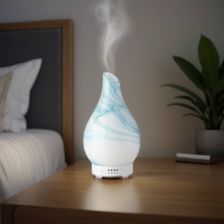 Zen'Arôme Diffuseur Huile Essentielle YangTsé – Diffuseur de Senteur -Verre Peint à la main – Timer, Arrêt Automatique, Silencieux - Image 5