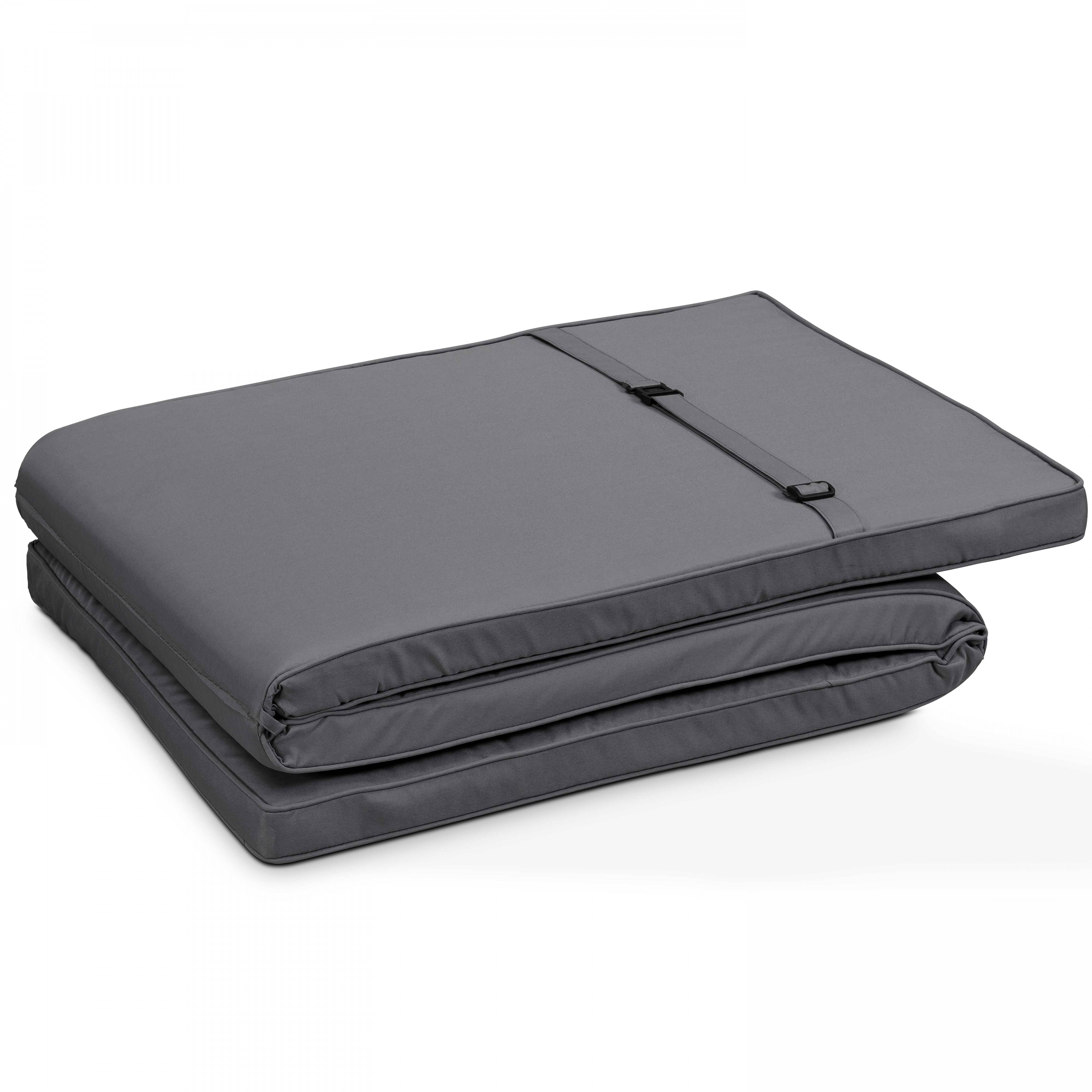 Oviala - Lot de 2 coussins bain de soleil polyester gris 186 x 53 x 5 cm Picchu - Oviala - Imagen 3