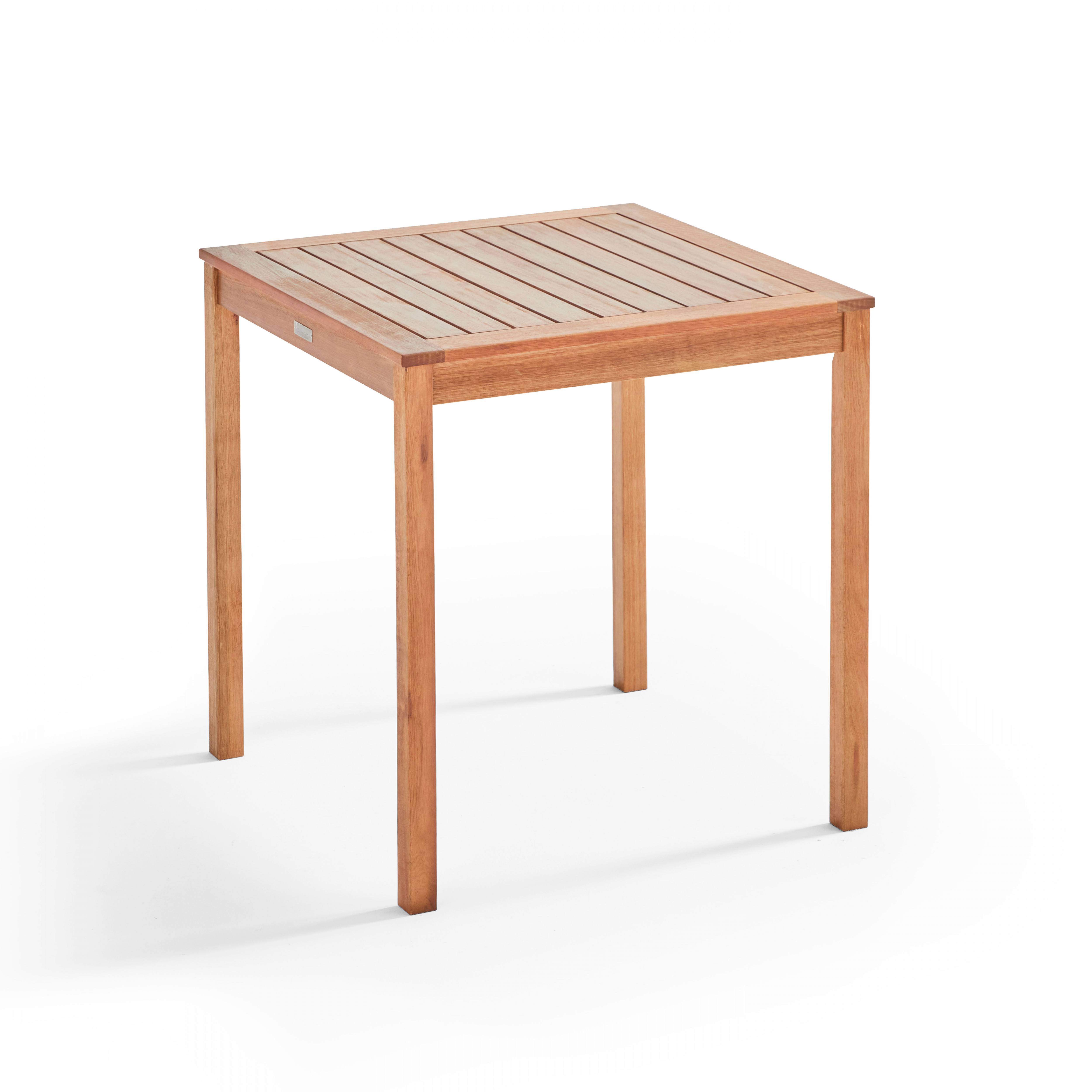 Oviala - Ensemble table et 2 chaises pliantes en textilène et eucalyptus blanc Sete - Oviala - Imagen 3
