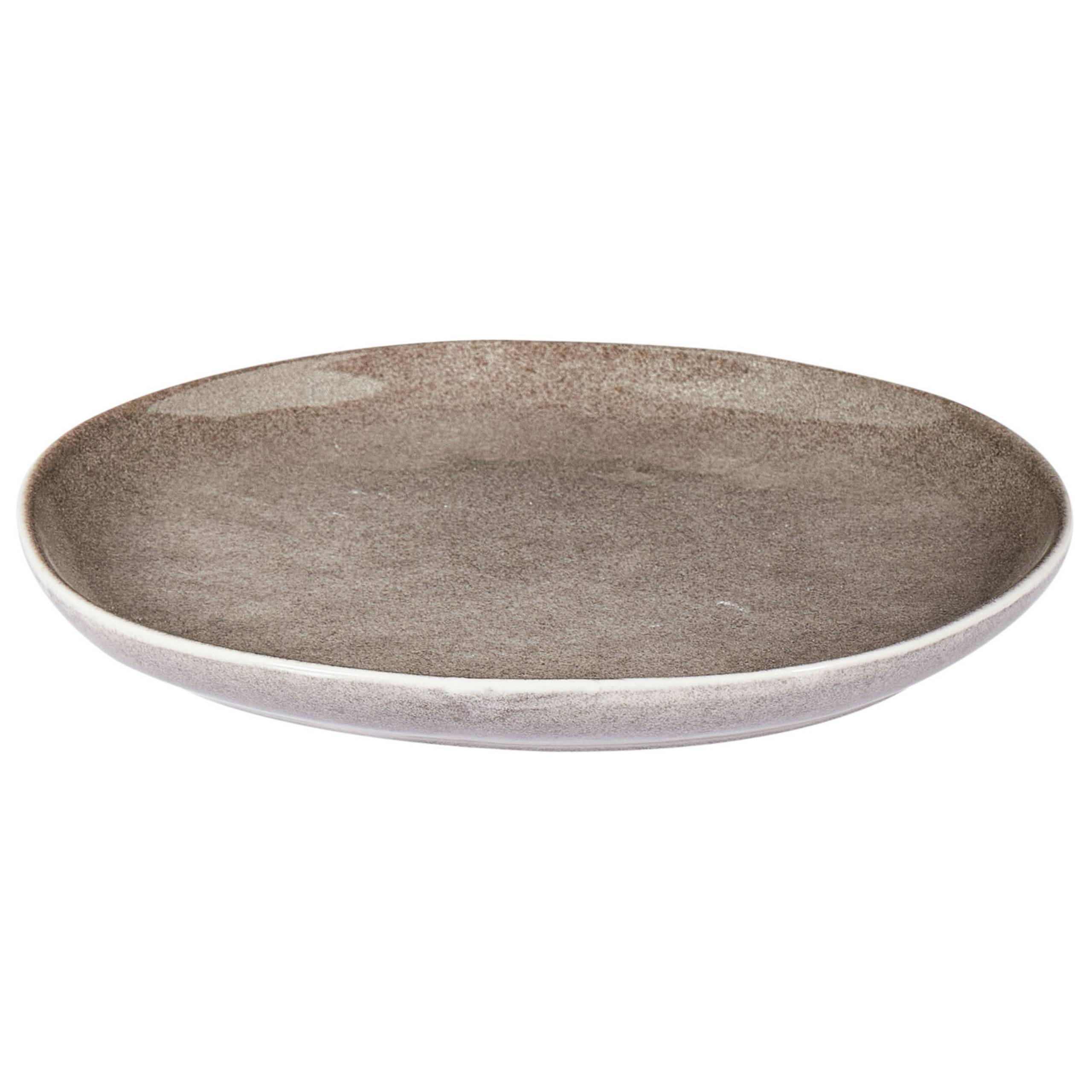 Beliani - Assiettes et bols Grès Gris COSTMARY - 21x21x2- Beliani - Image 4