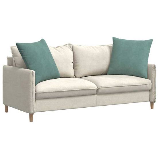 Lot de 2 coussins décoratifs DELICIOSA Velours 45 x 45 cm Bleu Motif de plante Lot de 2 coussins décoratifs DELICIOSA Velours 45 x 45 cm Bleu Motif de plante