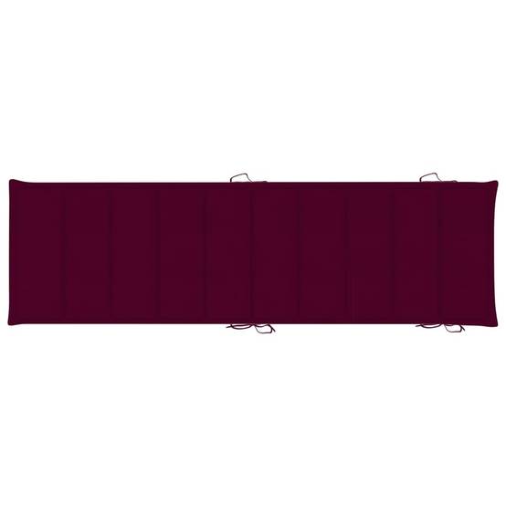 Lot de 2 Bain de soleil - Transats - Chaises longues avec table et coussins Acacia solide - MEUBLE PRO-JU6691 - Image 10
