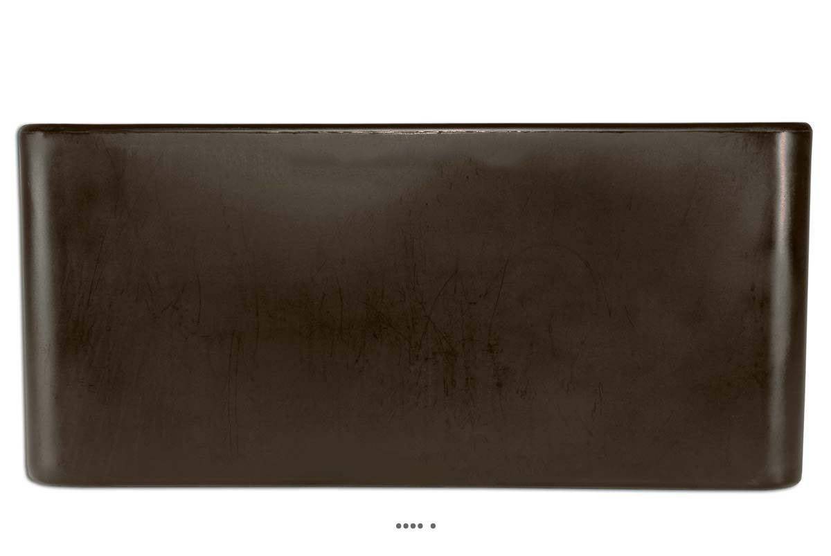 Artificielles - Jardinière FLORE Chocolat L80 H37cm pour int. / ext. Rotomoule - choisissez votre diamtre ou votre longueur: 80 cm - couleur: Chocolat