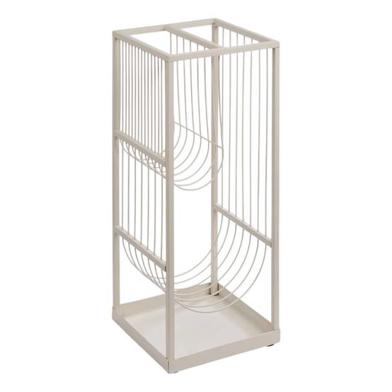 Porte-Parapluie en Métal "Metty" 50cm Beige - Image 1