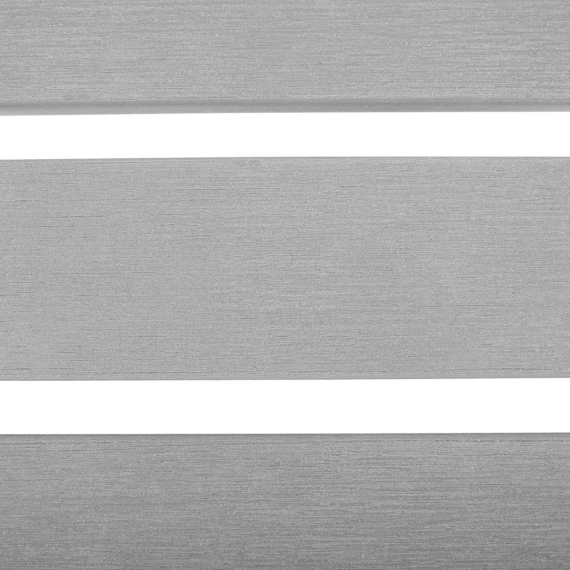 Beliani - Repose-pied Bois synthétique Gris clair ADIRONDACK - Beliani - Imagen 7