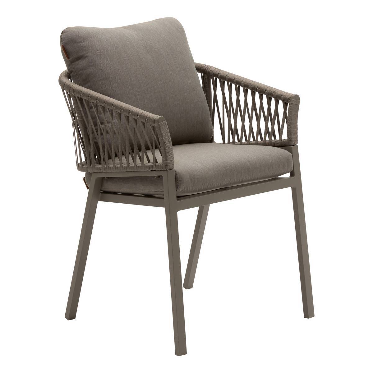 Hesperide - Lot de 2 fauteuils de jardin Oriengo café Hespéride - Image 1