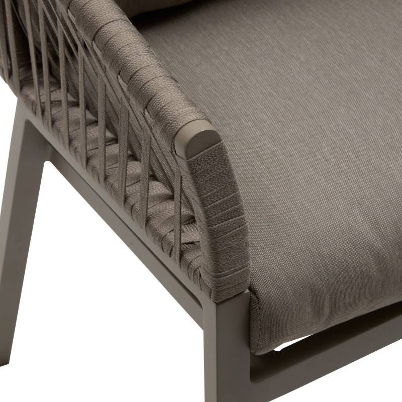 Hesperide - Lot de 2 fauteuils de jardin Oriengo café Hespéride - Image 6