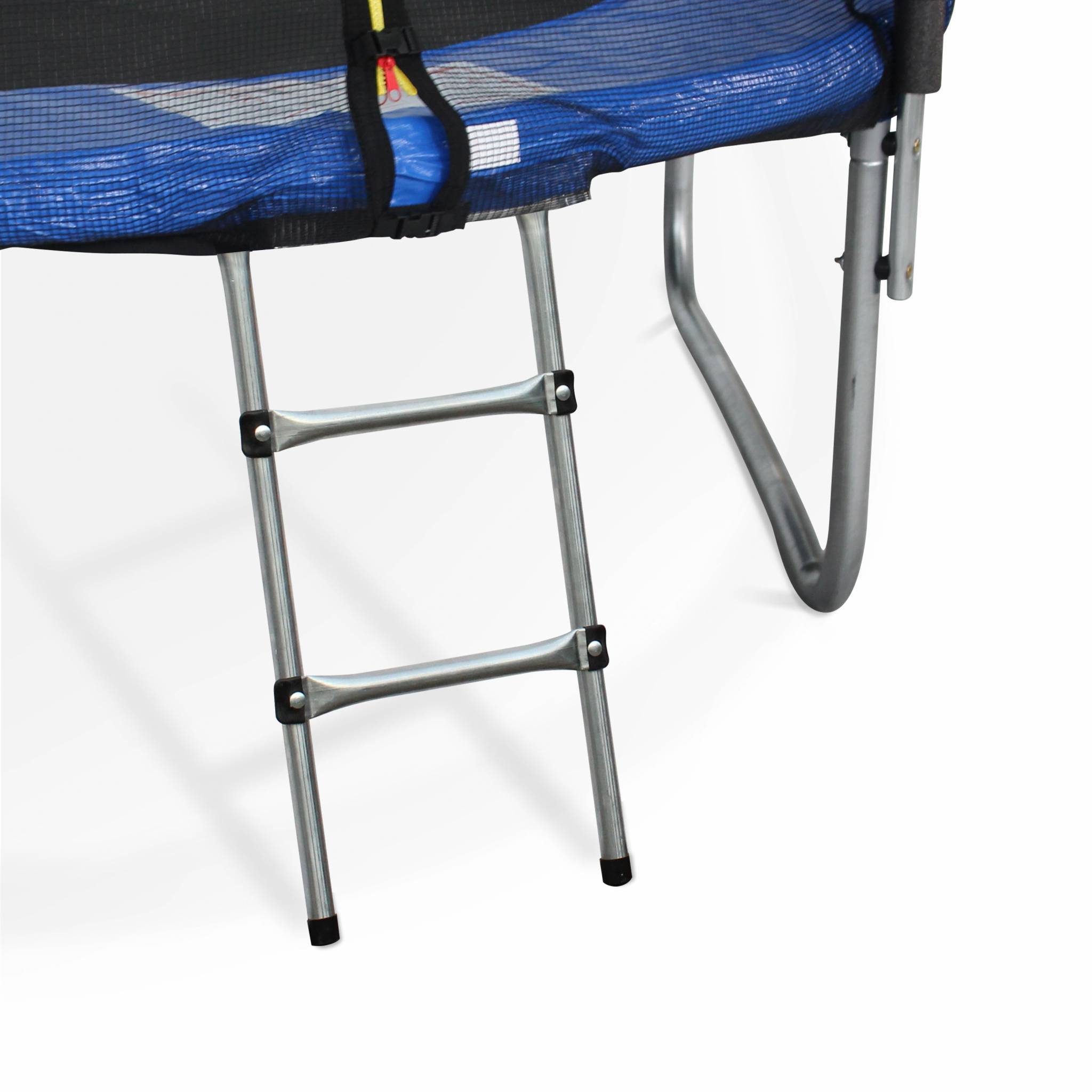 Pack accessoires pour trampoline Ø 305cm Mars/Verseau/ Mars INNER - Échelle. bâche de protection. filet de rangement pour chaussures et kit | sweeek - Image 2