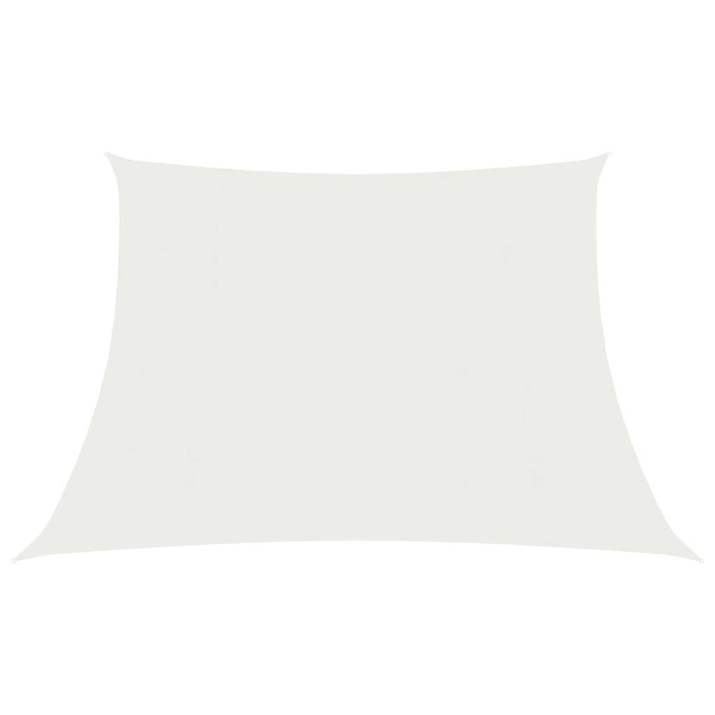Helloshop26 - Voile toile d'ombrage parasol 160 g/m² PEHD 4/5 x 4 m blanc - Imagen 1