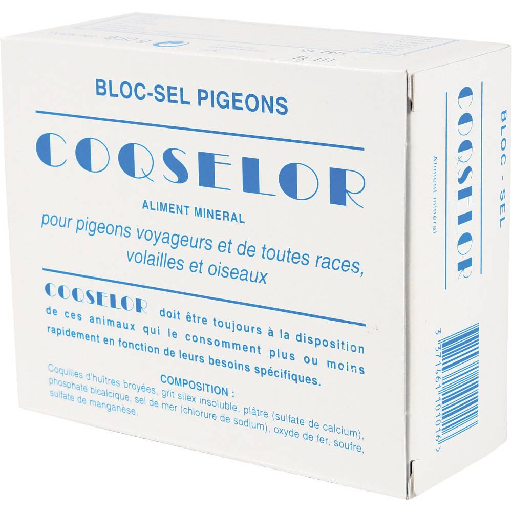 Zolux - Bloc sels minéraux 1 kg coqselor pour volaille et oiseaux - Imagen 2