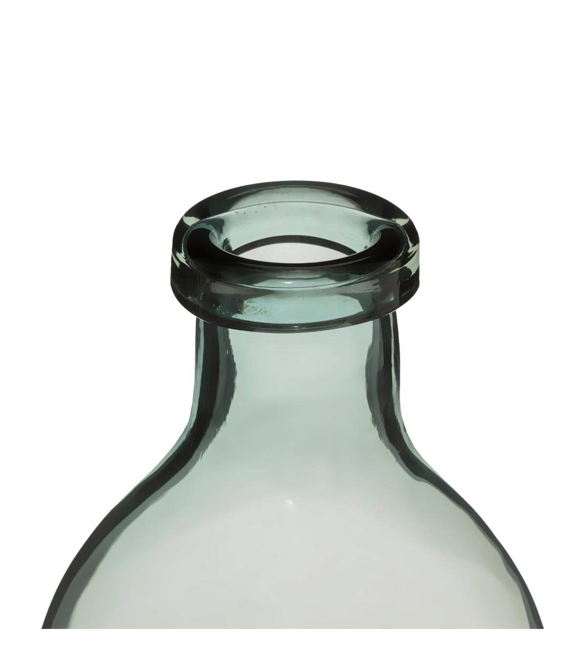 Atmosphera - Vase Bouteille en Verre Gris H 29 cm - Image 2