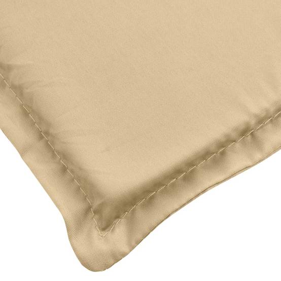 ComfortXL - Lot de 4 Coussins Dossier Bas Tissu Polyester Anti-glisse pour Chaise de Jardin Beige Mélangé 100x50cm – ComfortXL Outdoor Living - Image 9