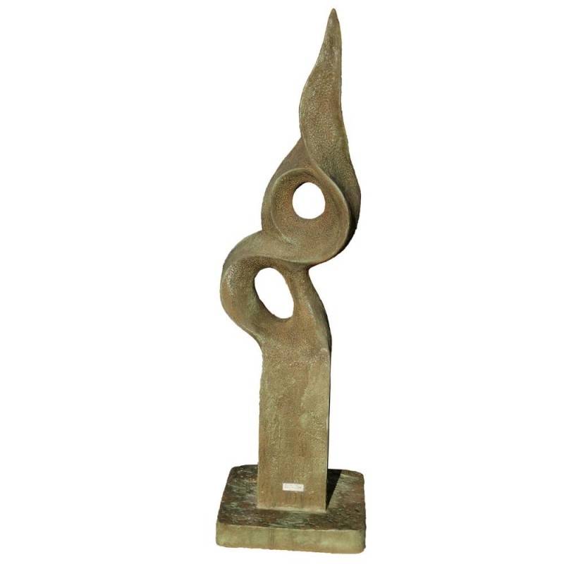 Statue de jardin en pierre "Fonteyn" (150 cm) - Gris vert 150 cm - Jardinex - Image 1