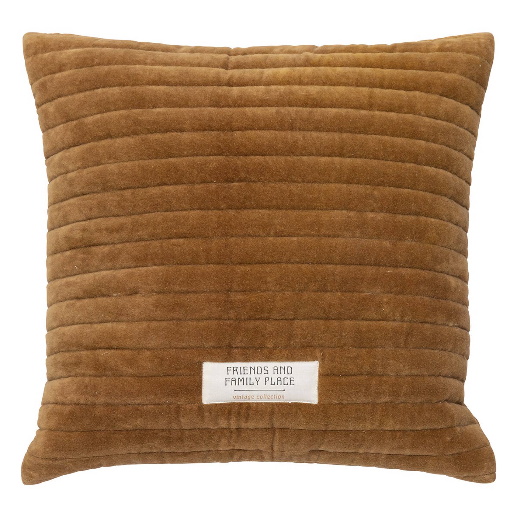 Atmosphera - Coussin matelassé "Friends and family place" - ATMOSPHERA - Imagen 1
