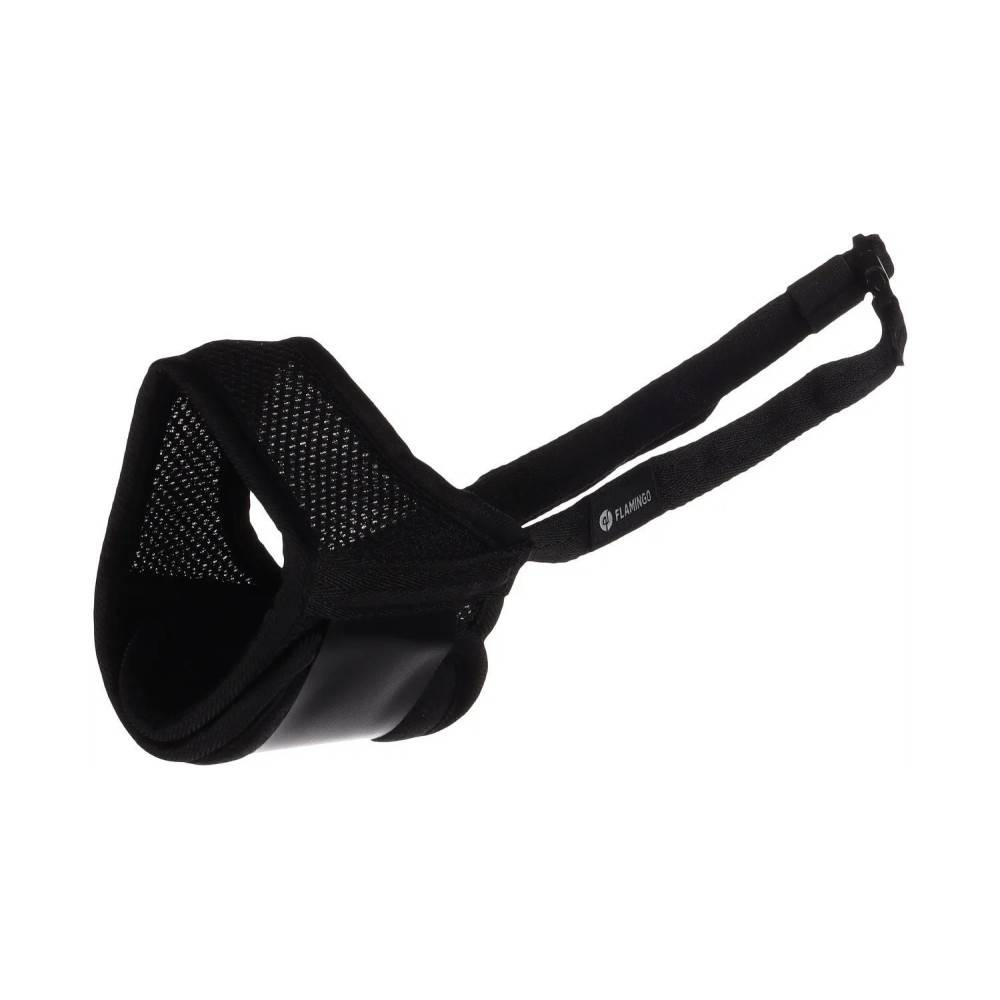 Muselière noir en nylon doux taille XL pour chien - Imagen 1