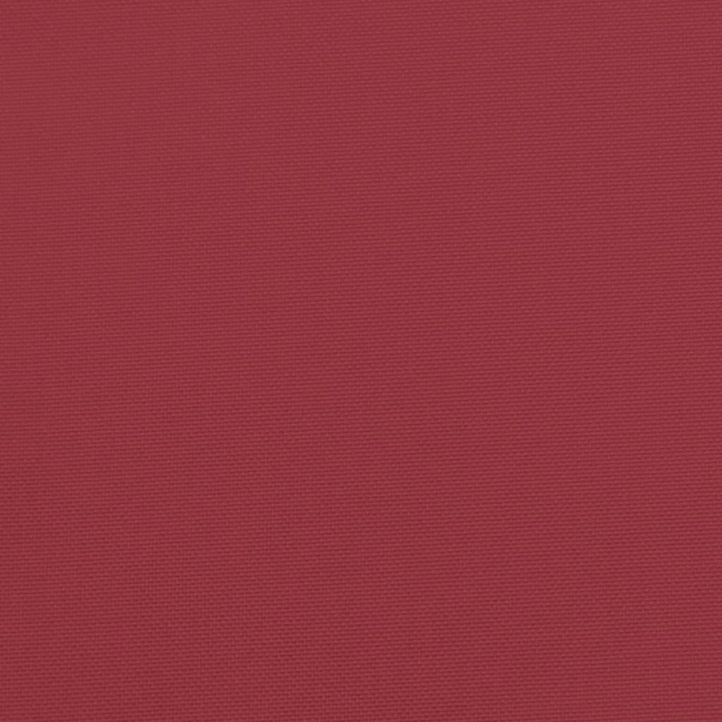Coussin d'extérieur | Coussin de banc de jardin rouge bordeaux 150x50x4 cm Maison Chic - Image 6