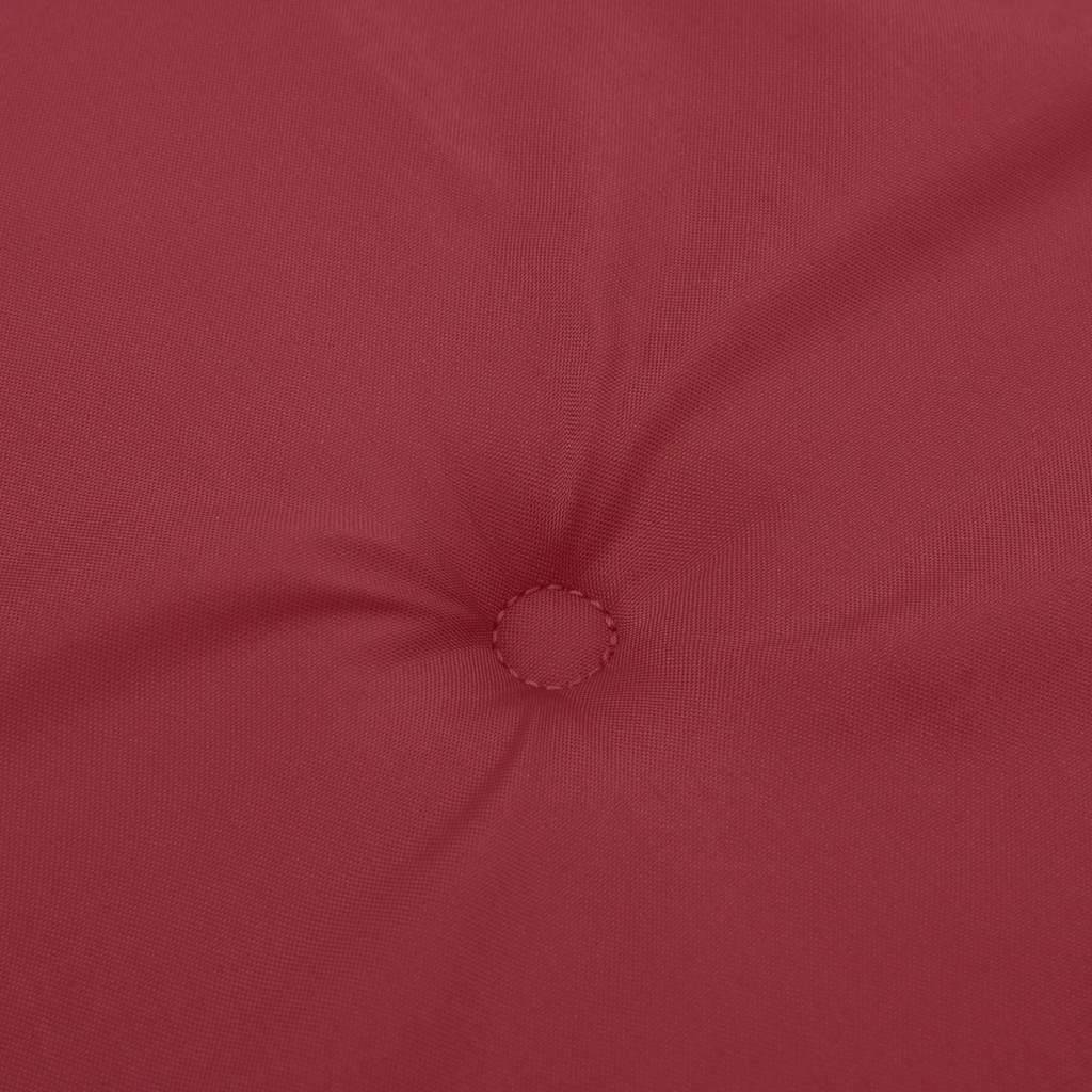 Coussin d'extérieur | Coussin de banc de jardin rouge bordeaux 150x50x4 cm Maison Chic - Image 5