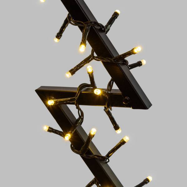 Lotti - Sapin lumineux 2D à planter H105cm 110 LED blanc chaud 8 jeux lumières IP44 SMART Connect 31V Lotti - Imagen 7
