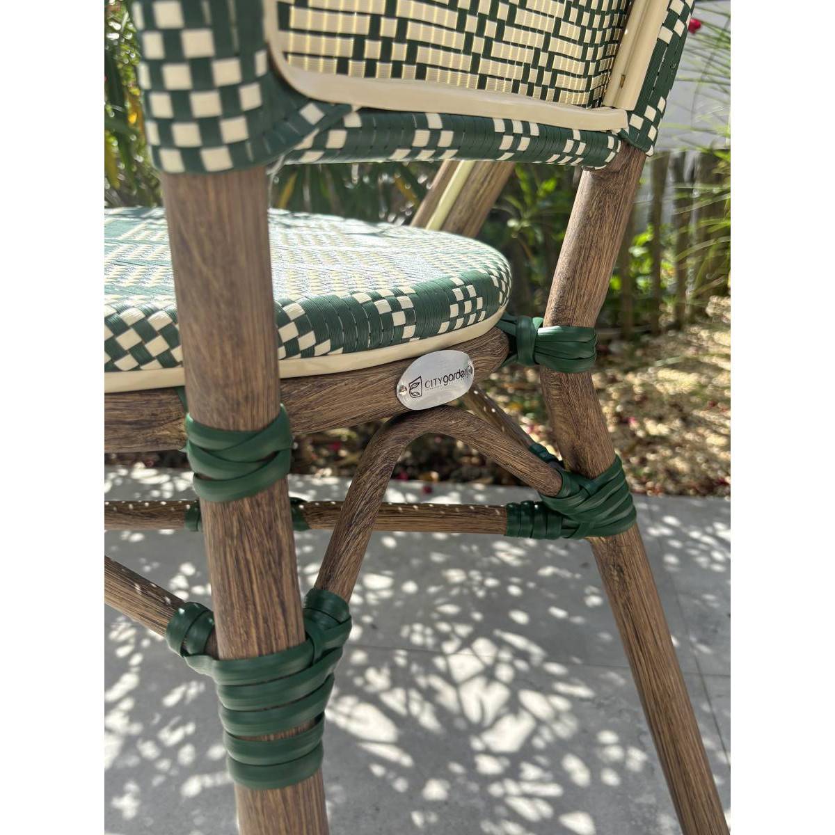 Chaise de Jardin Empilable "Bistro" 87cm Vert - Image 9