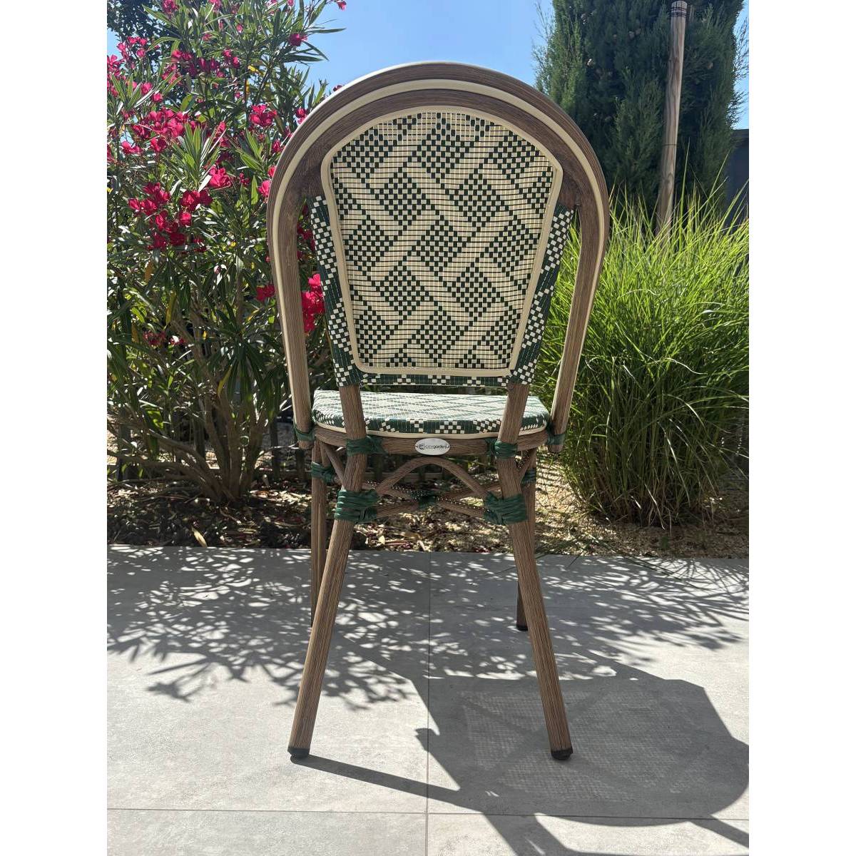 Chaise de Jardin Empilable "Bistro" 87cm Vert - Image 5