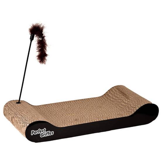 Jouet Chat Interactif | Jouet pour Chat | Griffoir pour Chat en Carton | Accessoire Stimulation Comportement Félin- VENTEO - Image 1